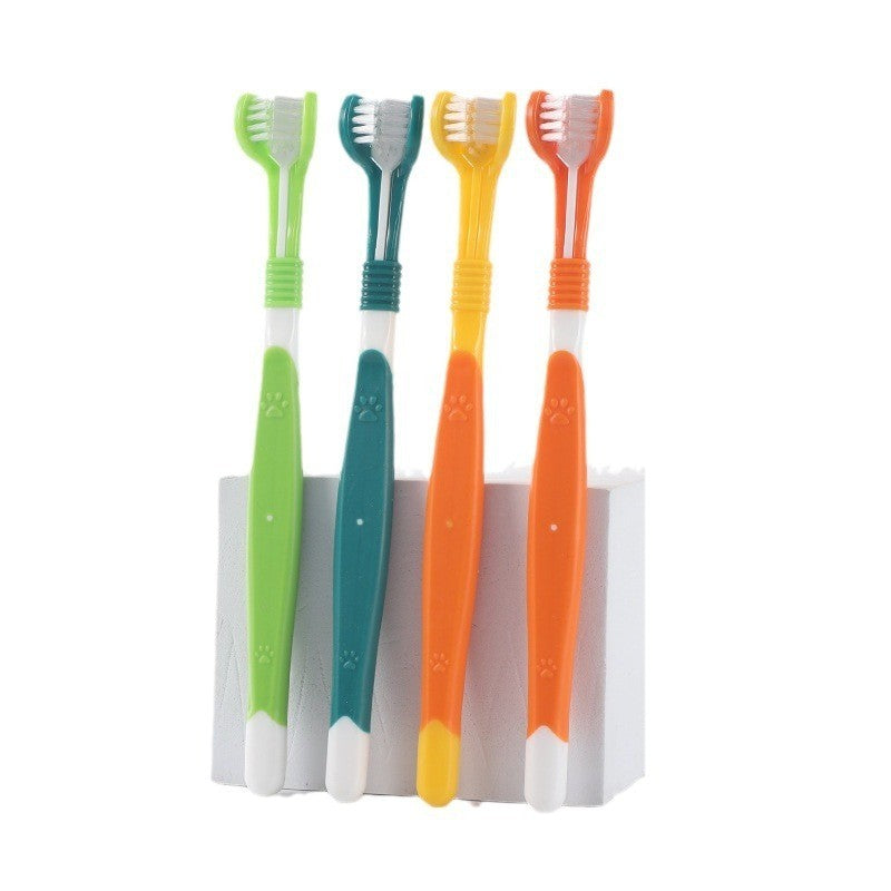 3-Sided Pet Toothbrush