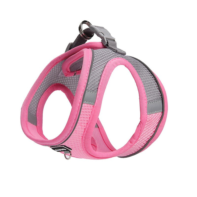 Mesh Breathable Pet Harness with Leash
