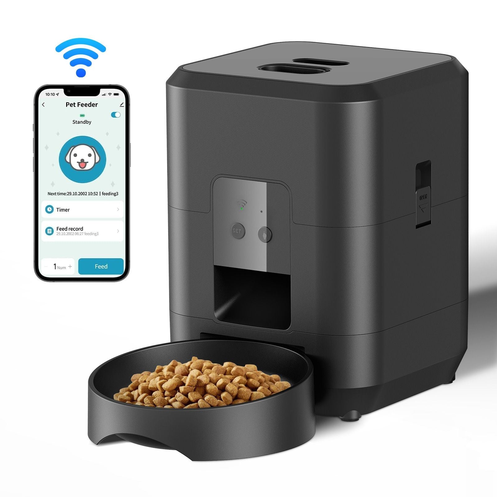 Smart Automatic Pet Feeder with App Control