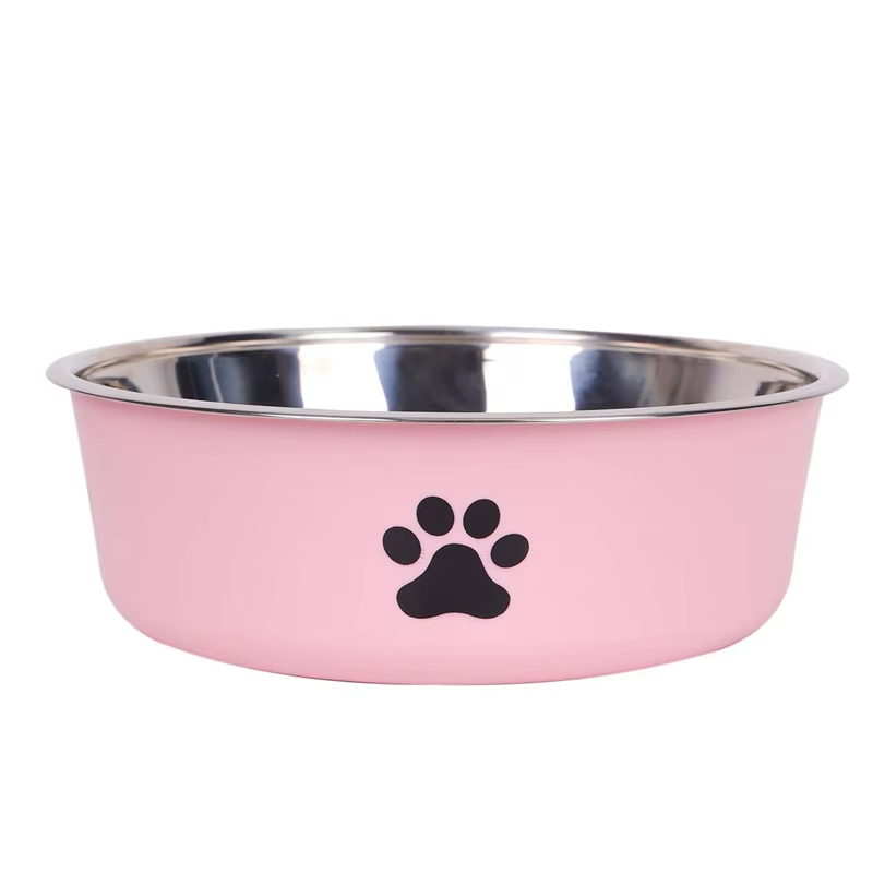 Colorful Stainless Steel Pet Bowl