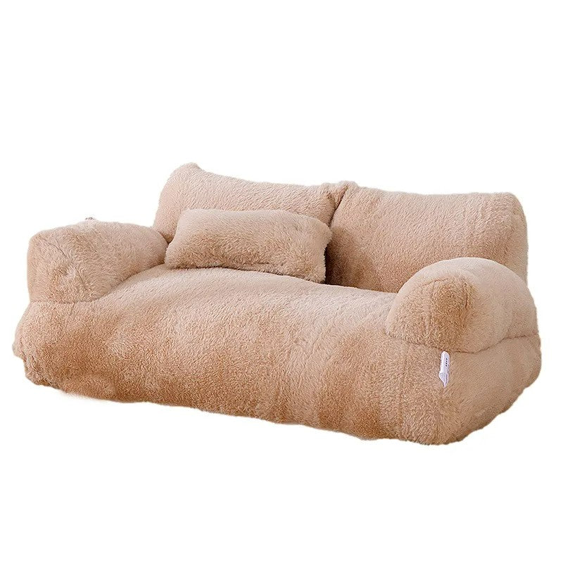 Plush Sofa Bed for Cats and Small Dogs