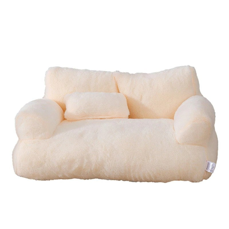 Plush Sofa Bed for Cats and Small Dogs