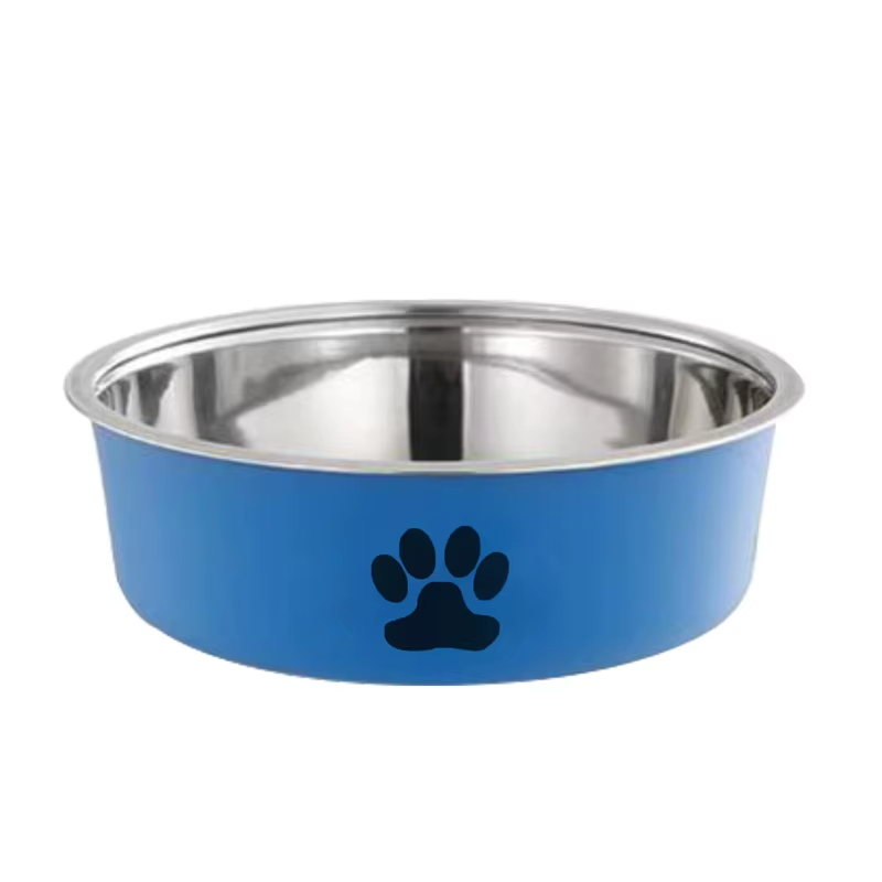 Colorful Stainless Steel Pet Bowl