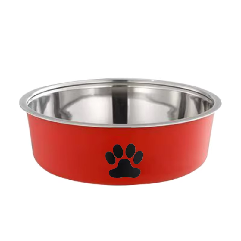 Colorful Stainless Steel Pet Bowl