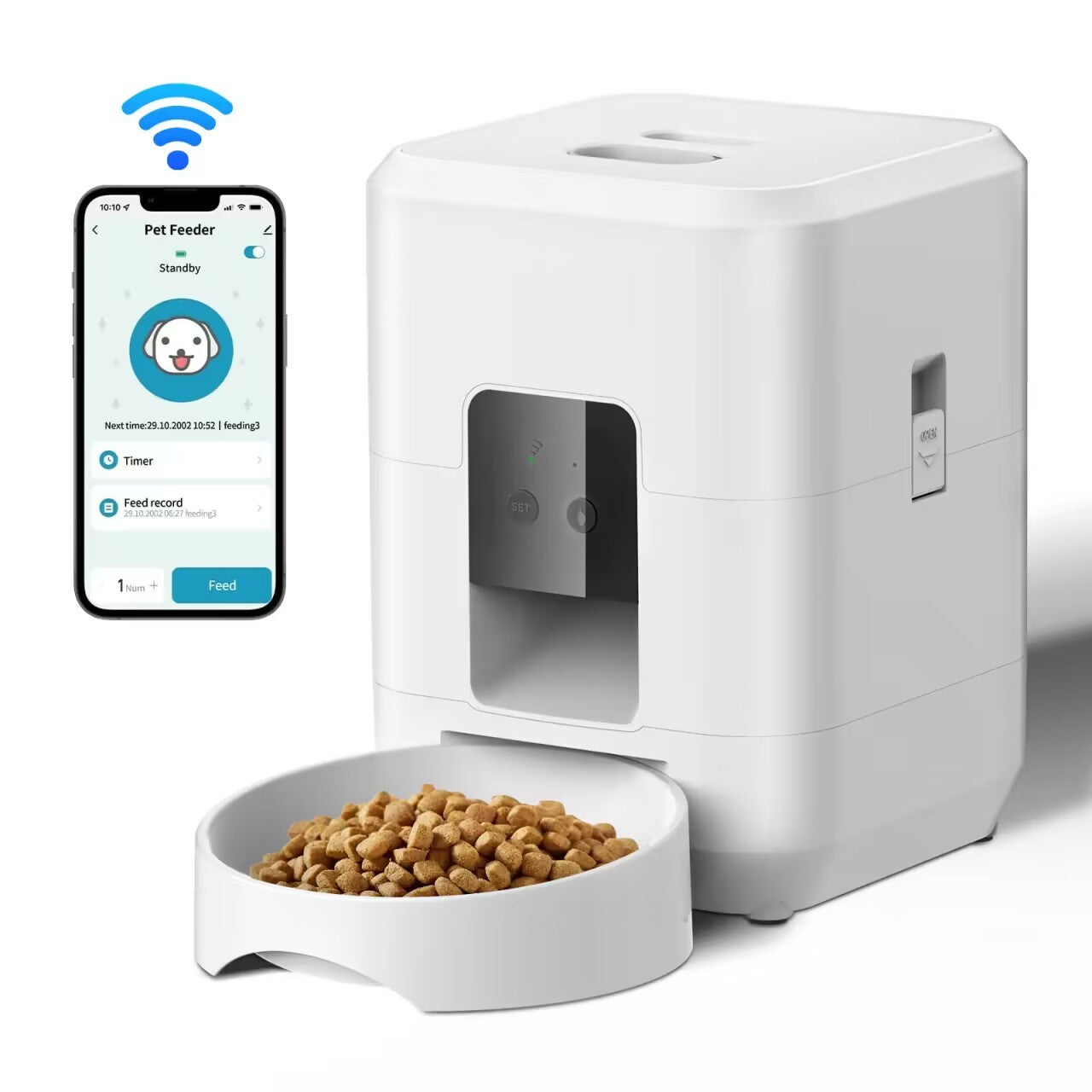 Smart Automatic Pet Feeder with App Control